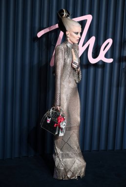 Daphne Guinness, 2001 Aralık 2025 'te Londra' da Royal Albert Hall 'da Moda Ödülleri' ne katılır..