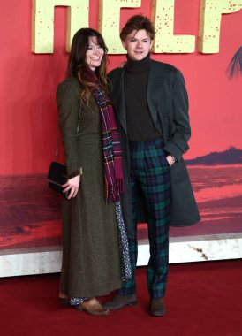 Talulah Riley ve Thomas Brodie-Sangster, 29 Ocak 2026 'da Londra, İngiltere' deki Odeon Luxe Leicester Meydanı 'ndaki Send Help UK galasına katıldılar..