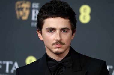 Timothee Chalamet, 22 Şubat 2026 tarihinde Londra, İngiltere 'de bulunan Royal Festival Hall' da 2026 EE BAFTA Film Ödülleri 'ne katılmıştır..