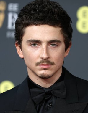Timothee Chalamet, 22 Şubat 2026 tarihinde Londra, İngiltere 'de bulunan Royal Festival Hall' da 2026 EE BAFTA Film Ödülleri 'ne katılmıştır..