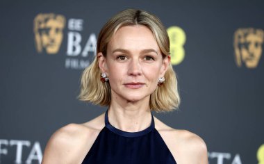 Carey Mulligan, 22 Şubat 2026 'da Londra' da Royal Festival Hall 'da 2026 EE BAFTA Film Ödülleri' ne katılmıştır..