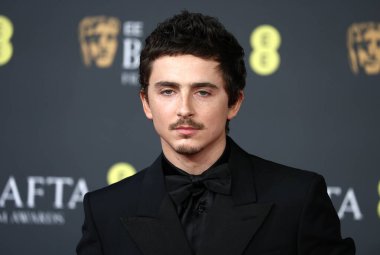 Timothee Chalamet, 22 Şubat 2026 tarihinde Londra, İngiltere 'de bulunan Royal Festival Hall' da 2026 EE BAFTA Film Ödülleri 'ne katılmıştır..