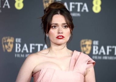 Aimee Lou Wood, 22 Şubat 2026 'da Londra' daki The Royal Festival Hall 'da düzenlenen 2026 EE BAFTA Film Ödülleri' ne katılmıştır..