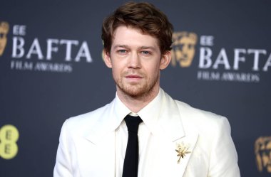 Joe Alwyn, 22 Şubat 2026 'da Londra' daki The Royal Festival Hall 'da 2026 EE BAFTA Film Ödülleri' ne katılır..