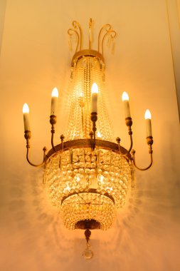 Close-Up bir güzel kristal chandelie