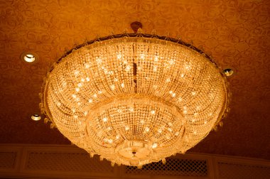 Close-Up bir güzel kristal chandelie