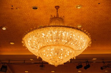 Close-Up bir güzel kristal chandelie