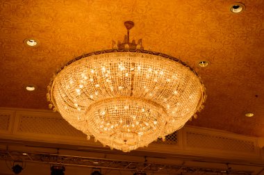 Close-Up bir güzel kristal chandelie