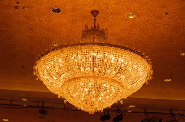 Close-Up bir güzel kristal chandelie