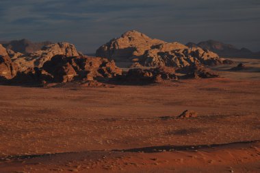 Ürdün 'de WADI RUM Çölü 