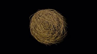 Tumbleweed alfa arkaplan döngüsü animasyonunda ekranın ortasında dönerek izole edildi. Batının Kavramı, Sessizlik, Çöl, Terk Edilmiş, Boş, Yalnız, Ölü, Popüler Değil.