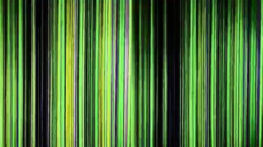 Arızalı Elektronik Cihaz veya dikey çizgileri olan bilgisayar monitörü. Bozuk LCD TV ekranının titreşimli videosu. Soyut teknoloji arkaplanı.