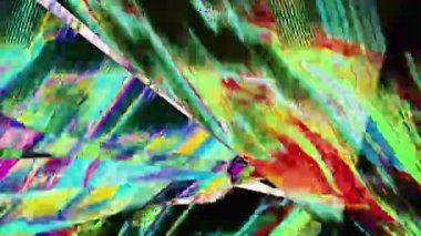 Soyut Bulanık Çok Renkli Geometrik Geleceğsel Yumuşak Gradyan Döngüsü Yavaş Hareket Arkaplan Döngüsü.