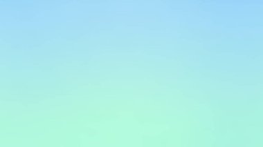 Üstteki açık maviden alttaki nane yeşiline doğru pürüzsüz bir değişim, sakin bir zemin oluşturur..