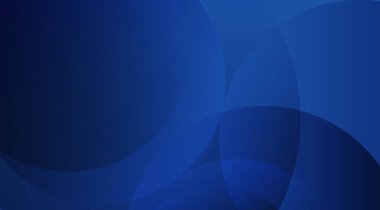 Üst üste binen dairelerle büyüleyici bir derin mavi arkaplan sakinliği, derinliği ve modern estetiği anımsatıyor. Teknoloji, kurumsal veya yaratıcı projeler için uygun.