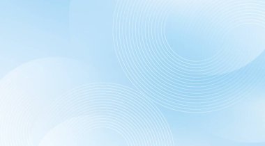 Serene açık mavi arkaplan özellikleri ince gradyanlarla örtüşen beyaz daireler, sakin ve modern bir görsel efekt yaratır, arka plan ve tasarımlar için mükemmeldir.