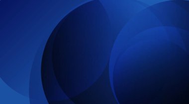 Gradyan mavi soyut arkaplan özellikleri üst üste binen dairesel şekiller ve pürüzsüz renk geçişleri, modern, dinamik ve çeşitli uygulamalar için görsel olarak çekici bir tasarım oluşturur.