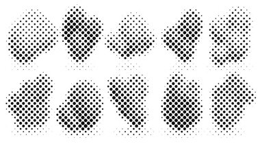Beyaz arkaplanda siyah noktalar olan yarım tonlu çarpıcı bir koleksiyon, modern cazibe ve basitliğe sahip klasik bir geçmişe dönük tasarım sergiliyor.