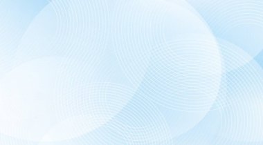 Soyut açık mavi arkaplan, beyaz dairesel çizgilerin kesiştiği ve uysal kıvrımları ve yumuşak renkleri olan sakin, modern ve minimalist bir tasarım yaratan harmanlanmış gradyanlardır.