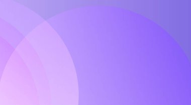 Soyut arkaplan gösterileri hafif mor daireler hafif lavanta gradyanı üzerinde üst üste binerek modern tasarım ve sunumlar için uygun yumuşak, rüya gibi bir etki yaratıyor..