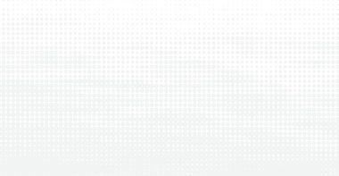 Açık gri noktaların bu temiz, minimalist arkaplan boyunca beyaza geçişlerinin ince bir grafiği, yumuşak, dağınık dokusu olan ve grafik için ideal dairesel deseni içeren, tekrarlayan bir grafiktir.