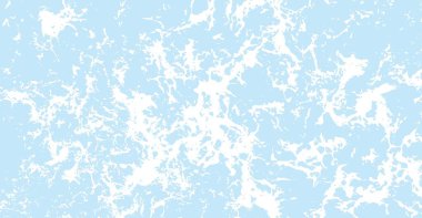 Beyaz düzensiz organik kalıplara sahip soyut açık mavi arkaplan, sıkıntılı bir sanatsal doku yaratıyor, modern tasarım, web veya yaratıcı projeler için mükemmel.