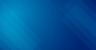 Dinamik soyut mavi arkaplan, üst üste binen köşegen şekiller, kurumsal sunumlar, web sitesi afişleri ve teknoloji temaları için ideal derin-açık mavi gradyanı içerir.