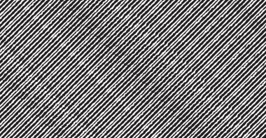 Sert, tek renkli, siyah ve beyaz köşegen şekilli, grunge desenli, soyut bir grafik öğesi oluşturan bir şekil. Arkaplan, kaplama, grafik tasarım veya sanatsal projeler için mükemmel