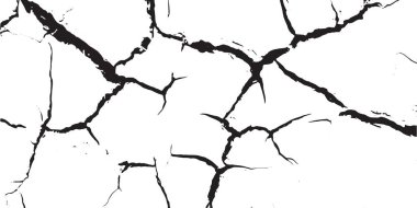 Crack doku, siyah, çizgiler, ayrıntılı çatlaklar, arka plan tasarımı için, yaş ve bağbozumu tarzı eklemek, yaş ve dayanıklılığı iletmek, katıksız karşıtlık ve görsel ilgi yaratmak