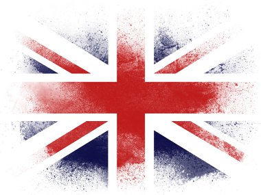 Birleşik Krallık bayrağı izole