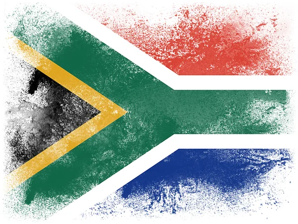 Vlajka Jižní Afrika, samostatný — Stock fotografie