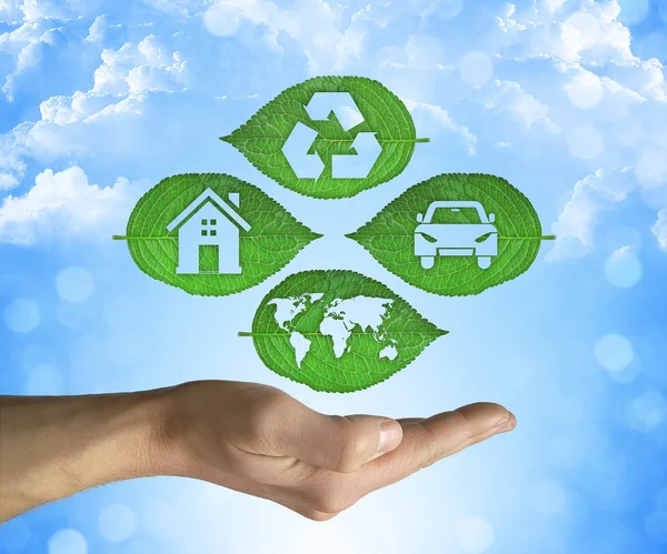 リサイクル エコ概念 — ストック写真