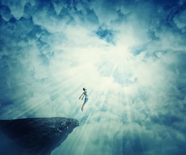 Psychokinesis astral travel — Stock Photo, Image