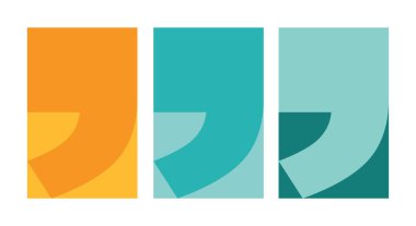 Şablon poster virgülü tasarla