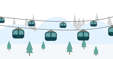 Animasyon kar kablosu tekrar döngüsü