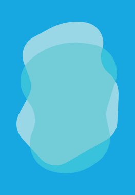 Sanat eseri mavi leke sıvı benzersiz soyut