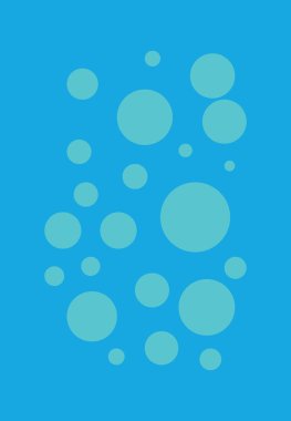 Sanat eseri tasarla mavi leke sıvı küçük benzersiz soyut