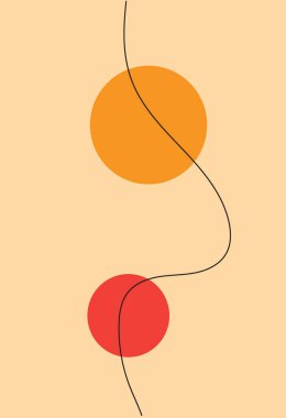 Duvar tasarımı. Saç çizgisi. Güneş retro.