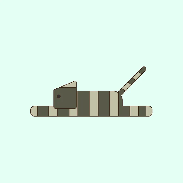 Vektor Illustration Katze. Katzengesicht. Katzensymbol. Katzenlogo — Stockvektor