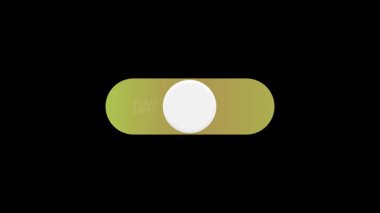 Gündüz ve gece modu geçiş efektiyle animasyonu değiştirin. Bir güneş ve ay ikonu aydınlık ve karanlık temalar arasında geçiş yapar. Video düzenleme, hareket grafikleri ve 4k kalitesinde üstüste yerleştirmeler için ideal.