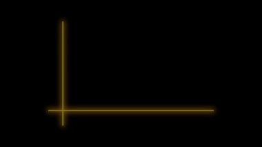 Neon ticari bar çizelgesi yukarı doğru ok animasyonu, parlak sarı parıltıyla. İş büyümesi, finans, istatistikler ve veri görselleri için ideal. Siyah arka planda temiz, yüksek kalite, parıldayan bir tasarım..