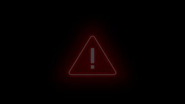 Uyarı, tehlike ya da sistem uyarısını simgeleyen parlak kırmızı uyarı veya hata işareti. Güvenlik uyarıları, oyun UI, hata iletileri ve gelecekteki 4K gösterimleri için harika.