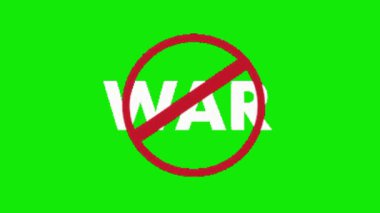 Yeşil ekranda barış işareti