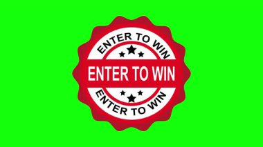 Enter to Win Contest Badge Animation