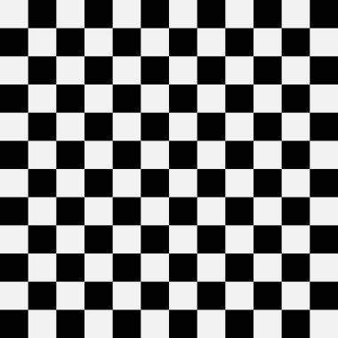 Kusursuz siyah beyaz dama tahtası şablonu