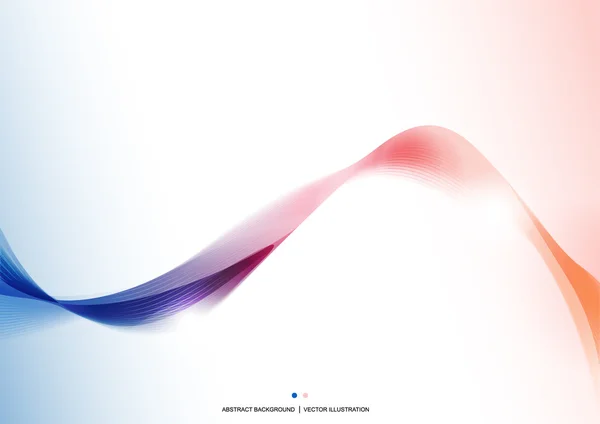 Blau rosa Welle abstrakten Hintergrund. Präsentationsvorlage. Design-Layout. Tapete — Stockvektor