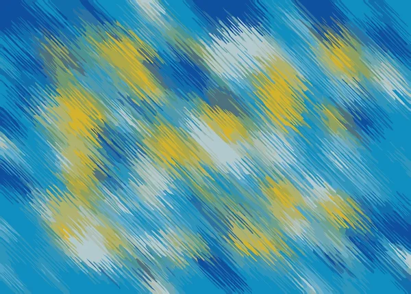 Синий и желтый фон для абстрактной живописи — стоковое фото