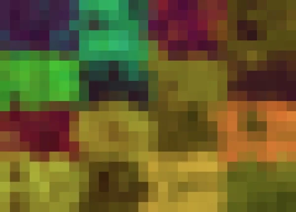 Verde Amarelo Roxo Rosa Pixel Abstrato Fundo — Fotografia de Stock
