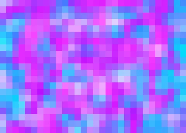 Rosafarbener Blauer Und Lila Pixel Abstrakter Hintergrund — Stockfoto
