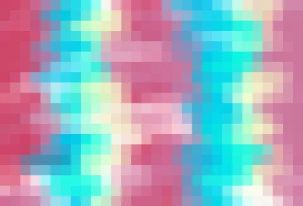 Blau Gelb Und Rosa Pixel Abstrakter Hintergrund — Stockfoto